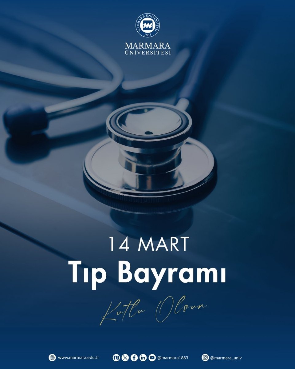 marmara1883's tweet photo. Hayatlarımızı daha sağlıklı ve yaşanabilir kılmak için büyük bir özveriyle çalışan hekimlerimizin, sağlık çalışanlarımızın; geleceğin sağlık profesyonelleri olan tıp ve sağlık bilimleri öğrencilerimizin ve bu alana emek veren tüm akademisyenlerimizin 14 Mart Tıp Bayramı kutlu olsun.

#14MartTıpBayramı