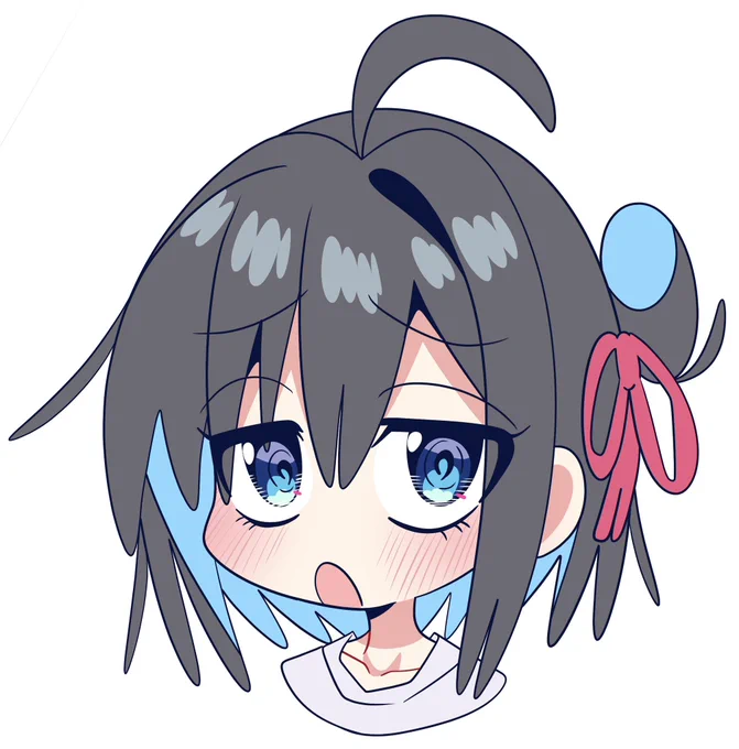 アイコン用に描いたうちの子のミニ澪ちゃん