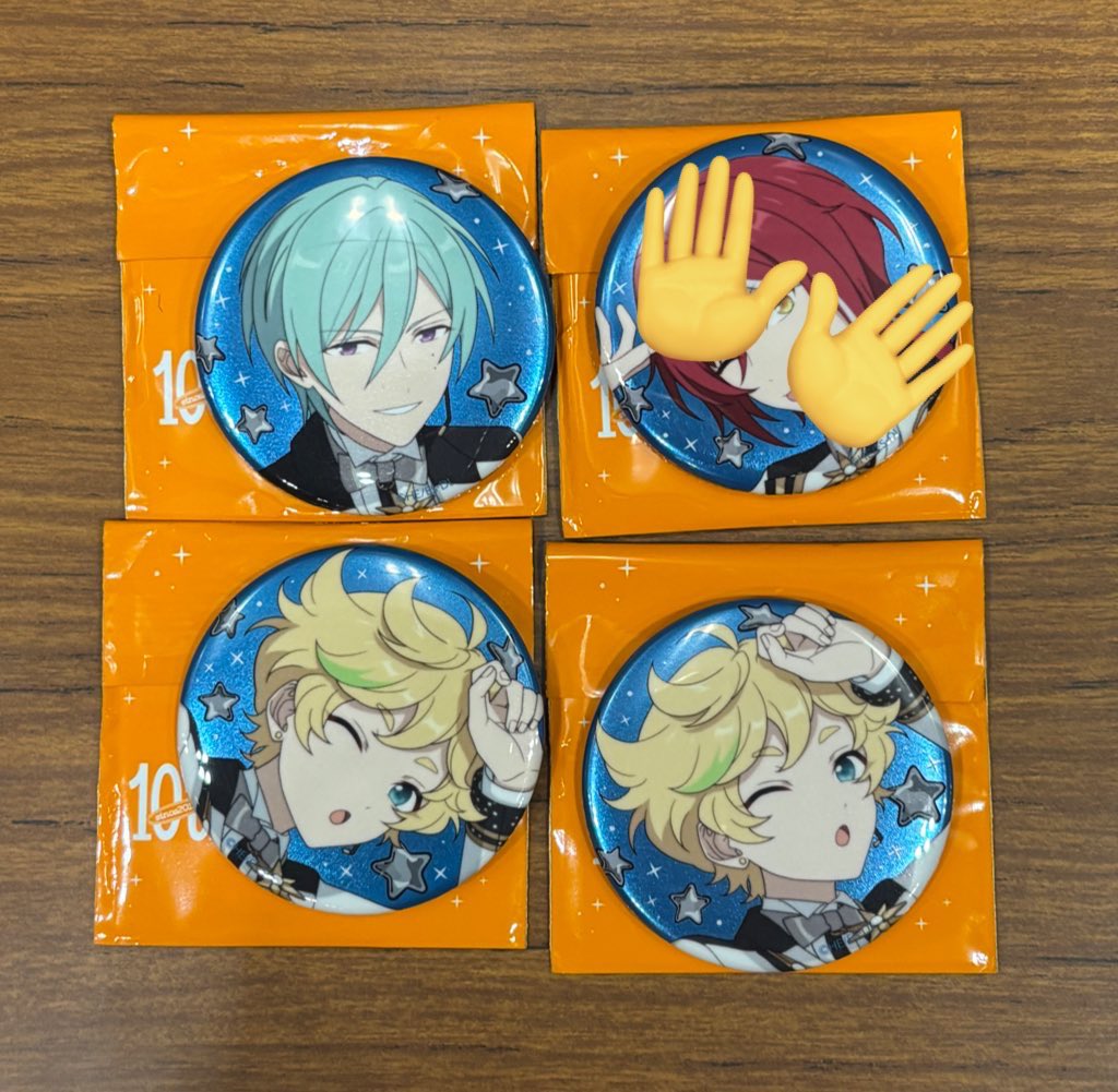 ___rkgk88's tweet photo. 【交換/譲渡】あんスタ スタライ
アイドルバッジコレクション 10th Tour Edition 缶バッジ

譲:宙2、巽

求:藍良、一彩＞定価

郵送での交換・譲渡。横浜付近での手渡しも可能です。

お心あたりのある方はお気軽にお声掛けください。よろしくお願いいたします。 https://t.co/JXiQoFZyes