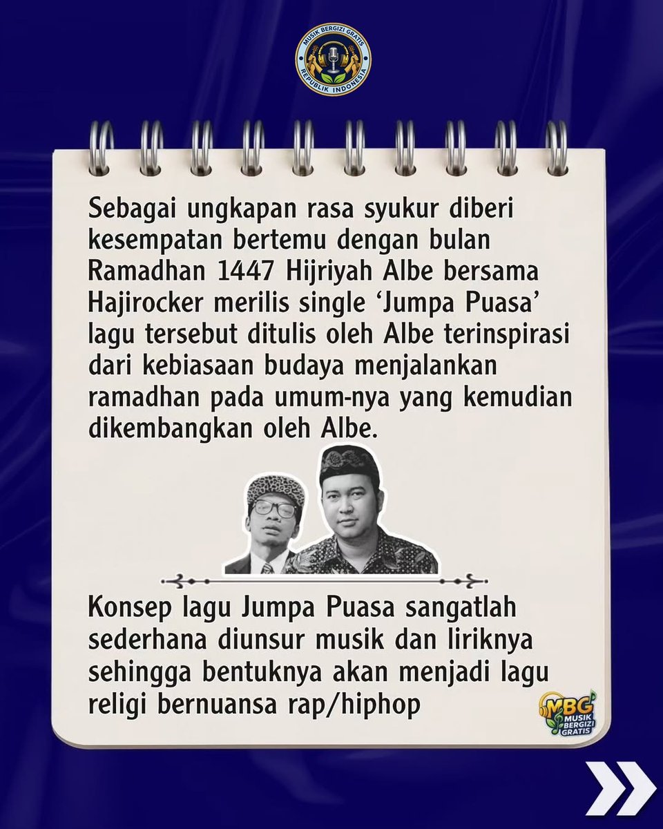 AlbeIsBanie's tweet photo. jumpa puasa (lagi)....
.
terimakasih media musik bergizi gratis (MBG)
.
🙏 https://t.co/AxjX6GEcX3