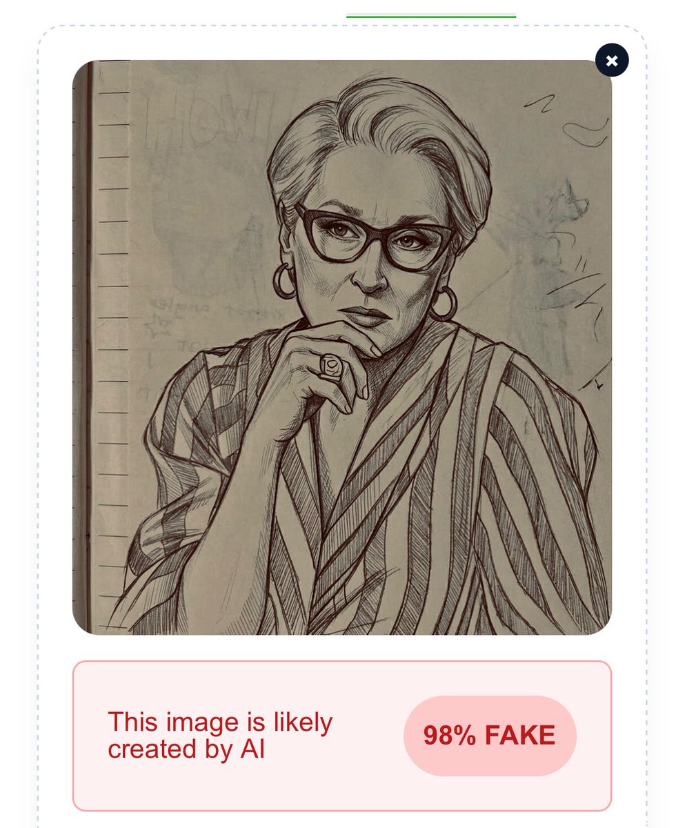 this is so painfully obvious ai y’all 😭💔my heart started aching, it’s just ai sketch overlapped with real paper background image it seems