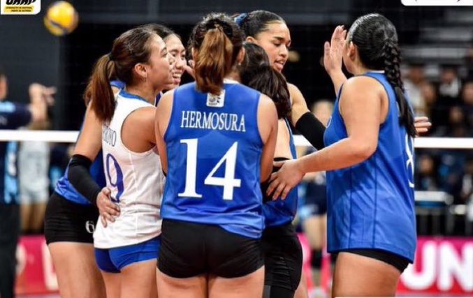 AWVT STATS against UE 

CHUATICO - 12 pts
HERMOSURA - 11 pts
DE LEON - 10 pts
TSUNASHIMA - 10 pts
MONTORO - 5 pts
DELOS SANTOS - 4 pts
NISPEROS - 4 pts
CORTEZ - 12 exc. sets
ARROYO - 12 exc. reception 

#UAAPSeason88 #UAAPVolleyball