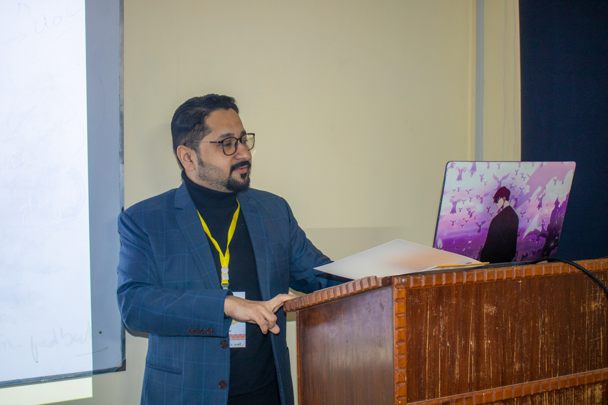 peshawarfest's tweet photo. A thoughtful and engaging session took place at the 5th Dosti Peshawar Literature Festival 2026, where Prof. Dr. Ali Mufti conducted an insightful workshop on “Social Media: Impact on Youth Mental Health.”

#DostiLiteratureFestival #PLF2026 #PeshawarEvents https://t.co/0Jd6CLxfEy