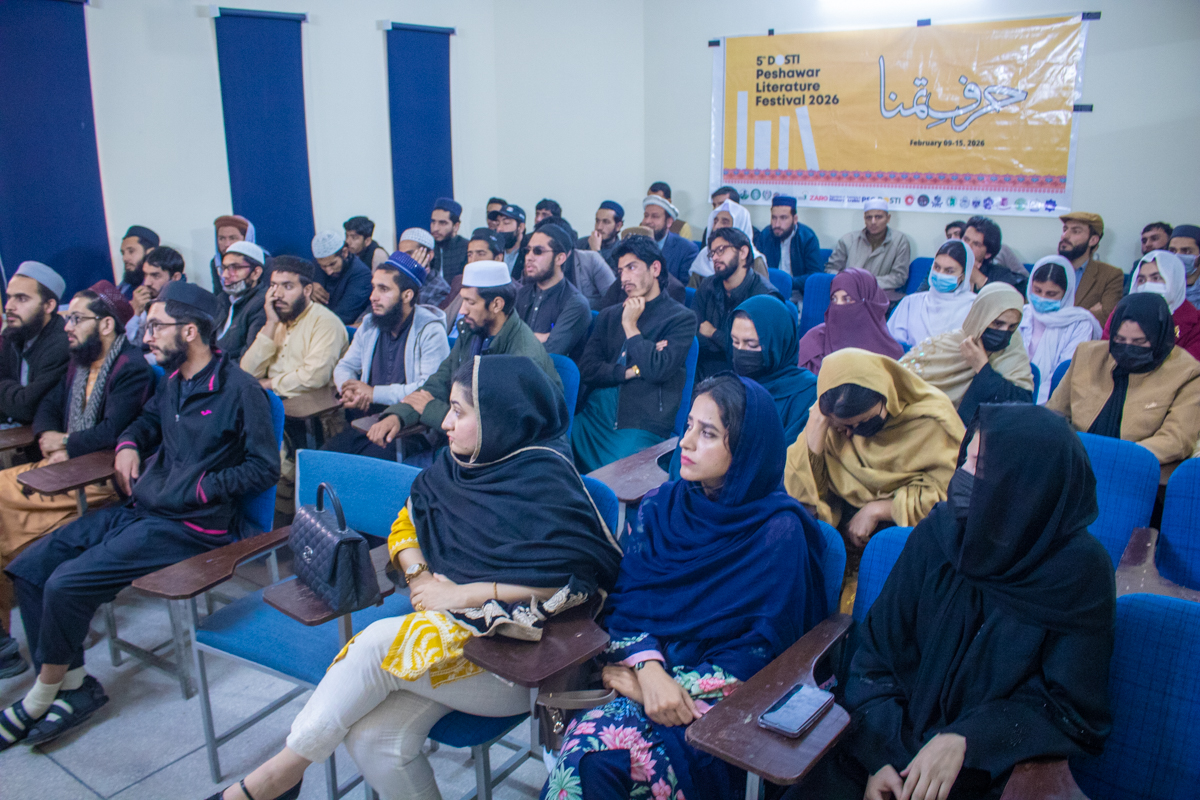 peshawarfest's tweet photo. A thoughtful and engaging session took place at the 5th Dosti Peshawar Literature Festival 2026, where Prof. Dr. Ali Mufti conducted an insightful workshop on “Social Media: Impact on Youth Mental Health.”

#DostiLiteratureFestival #PLF2026 #PeshawarEvents https://t.co/0Jd6CLxfEy