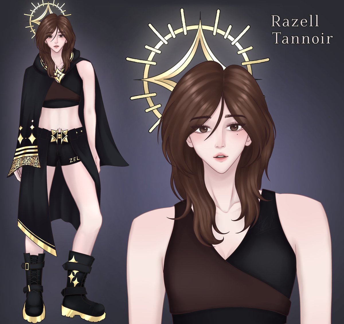 15razell's tweet image. ✨ Introducing My Eonitesona ✨

Razell Tannoir — The Silent Raven 🐦‍⬛
A quiet observer who appears where memories linger the longest. No one knows her origin — only that she watches more than she speaks.

#EONITESONA #EONITES #EonOfStars