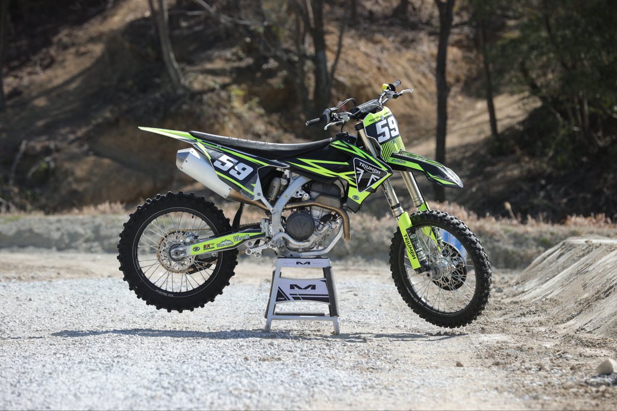 今季、全日本モトクロス選手権にイギリスのバイクメーカー
