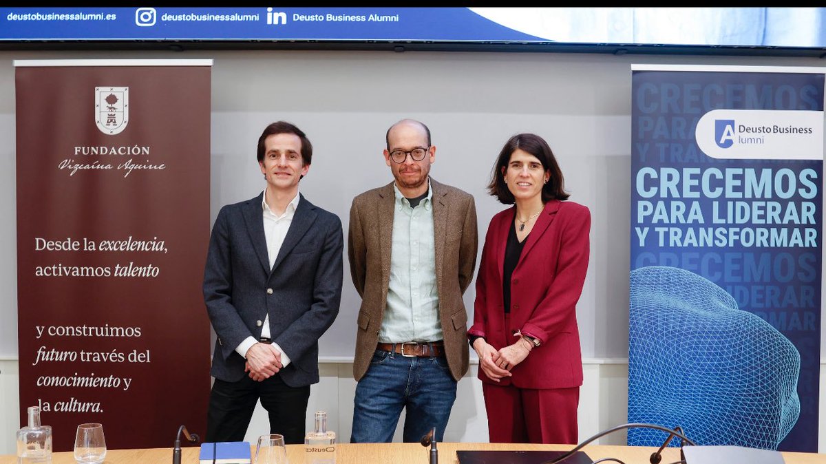 Asier_68's tweet photo. El día 11 de marzo organizamos en @AlumniDBA en Bilbao, un Deustalks, con 𝗔𝗹𝗯𝗲𝗿𝘁𝗼 𝗩𝗲𝗿𝗴𝗮𝗿𝗮 𝗣𝗮𝗻𝗶𝗮𝗴𝘂𝗮, profesor de la Universidad del Pacífico (PE) , sobre América Latina
👏👏 Gracias a  Alberto y a todos los asistentes
👉 https://t.co/fVEWemNvvI
@deustoDBS https://t.co/x6HktPsrWN