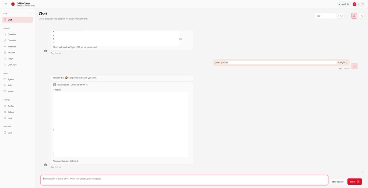 henryloenwind's tweet photo. @openclaw I really don't get it. Why do people say the new version looks better, slicker "glowed-up", great? There's not much overall diff, aside from stuff being less readable and more broken...? Here, side-by-side of the same chat: https://t.co/KCcsbmCQ1k