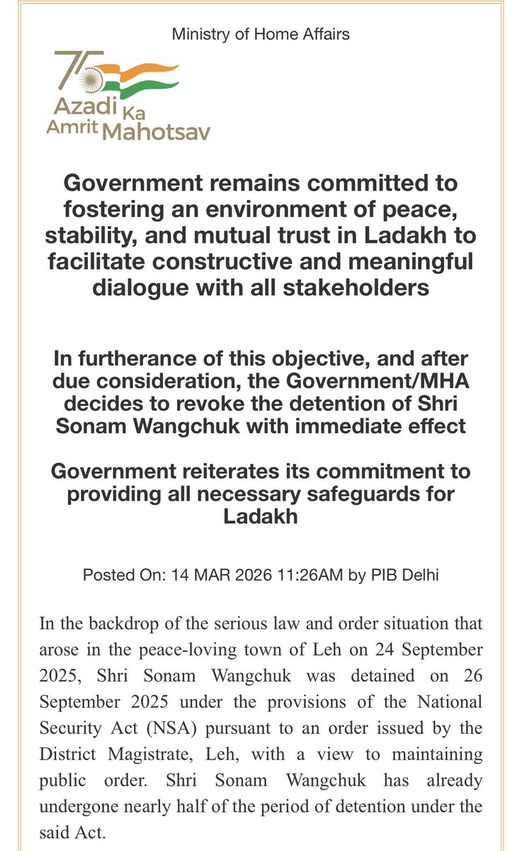 Mustafa_haji_'s tweet photo. There are many things to be said about the wrongs done to our elder brother @Wangchuk66 , but today is not a day for grievances.

Today, I am simply overwhelmed and super super happy 😊 😊

#ladakh https://t.co/lzc3BE7JIG