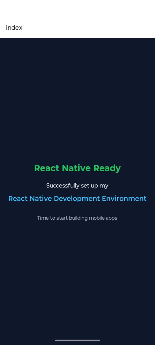 VinnyMadaan3's tweet image. Just finished setting up my React Native development environment.
Mobile dev journey begins now.
@ChaiCodeHQ @surajtwt_ @Hiteshdotcom @yntpdotme @nirudhuuu @devwithjay @piyushgarg_dev 
#chaicode #ReactNative #MobileDevelopment