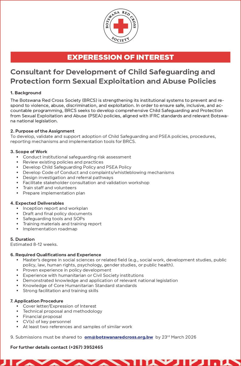 Botswana Red Cross Society tweet media