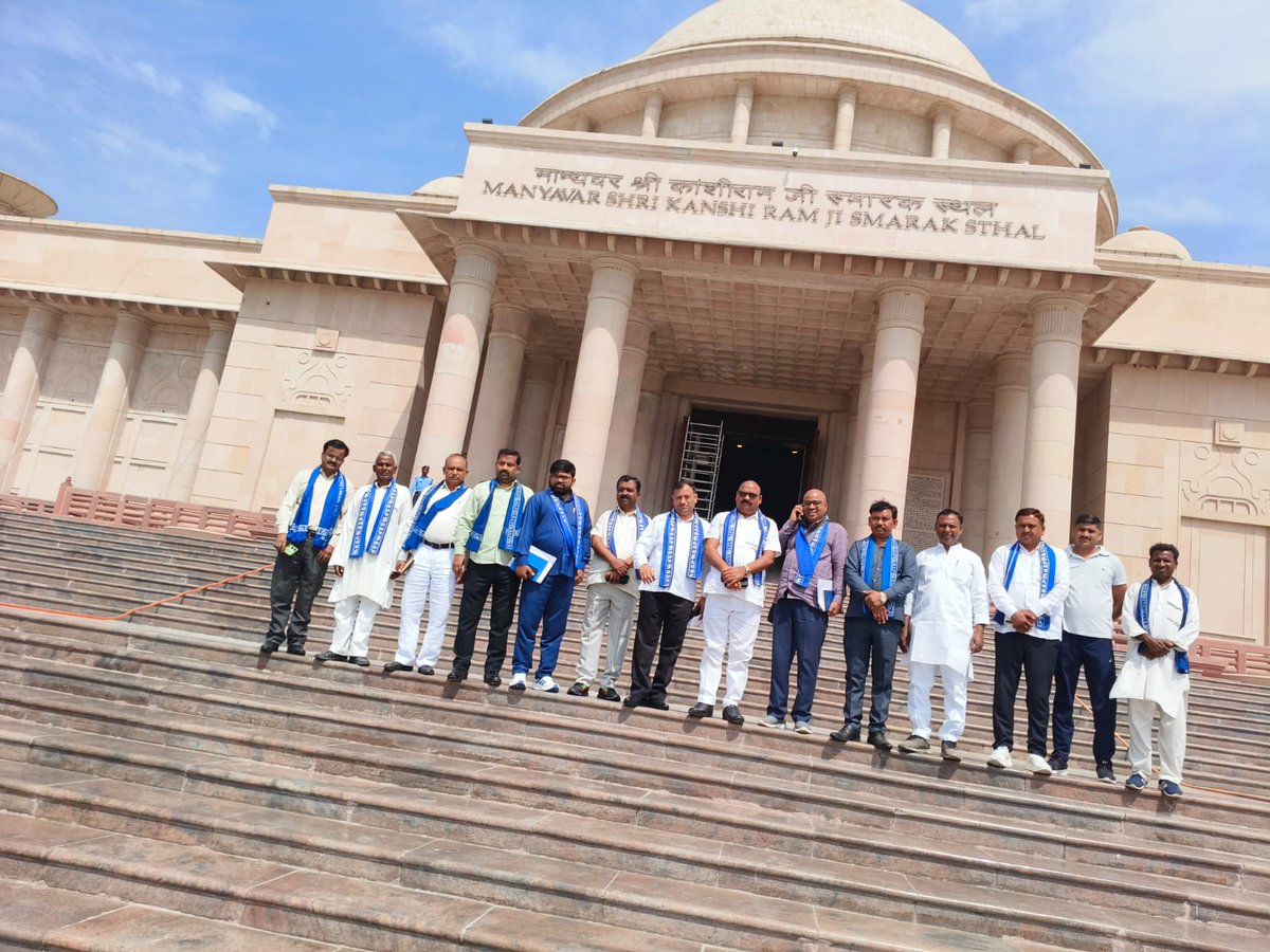 आज दिनांक 14-03-2026 को लखनऊ में मान्यवर श्री कांशीराम जी स्मारक स्थल पर
#जयभीम
