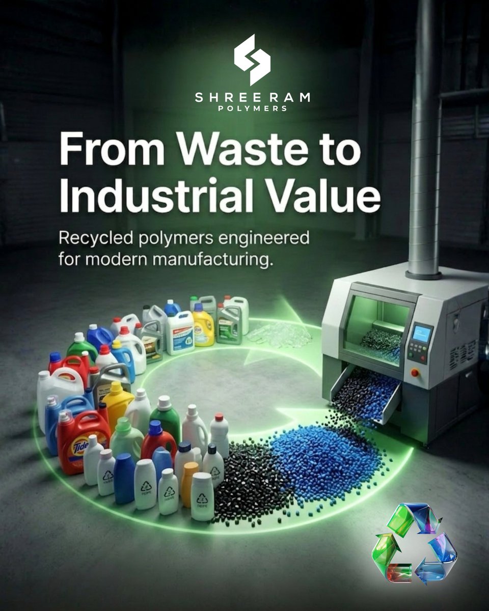 Waste is not the end, it’s the beginning of a new material lifecycle. ♻️
+9198100 53153 | connect@srp.earth | srp.earth
#circulareconomy #plasticrecycling #recycledplastics #recycledpolymers #pcrplastics #pirplastics #polymerindustry #plasticsindustry #sustainable