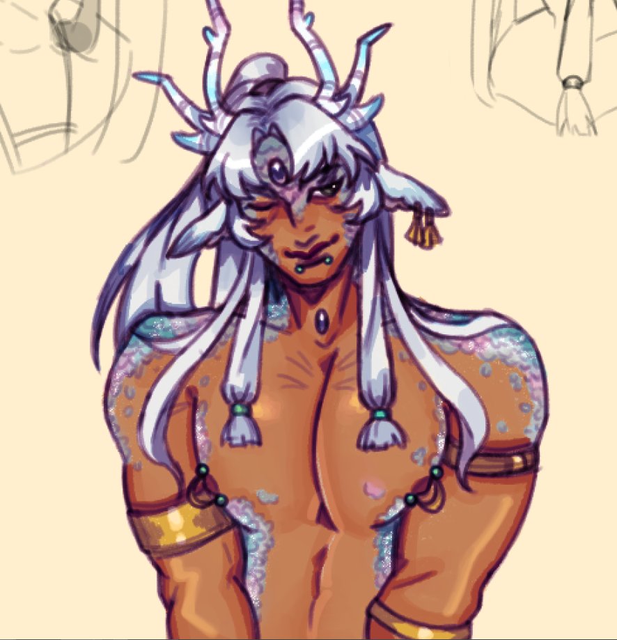 #oc some personal work before a fully dedicated art week, a lot i wanna do before my spring break 💚