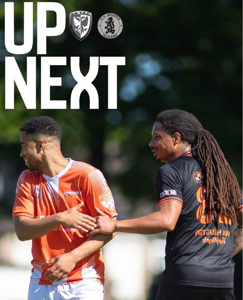 🔥#Matchday 🔥
⚽ sv TEC 🆚 <a href="/spartanijkerk/">Sparta Nijkerk 🧡🖤</a> 
🏆 #DerdeDivisieA
🗓️ Vandaag
🕝 15:00 uur
🏟️ Sportpark De Lok, Tiel
🎟️ €6,- t/m 17 jaar gratis
📱  #tecspa 🟠⚪
🐦 x.com/sv_tec 
📸 @Bonnet08H Helly photography