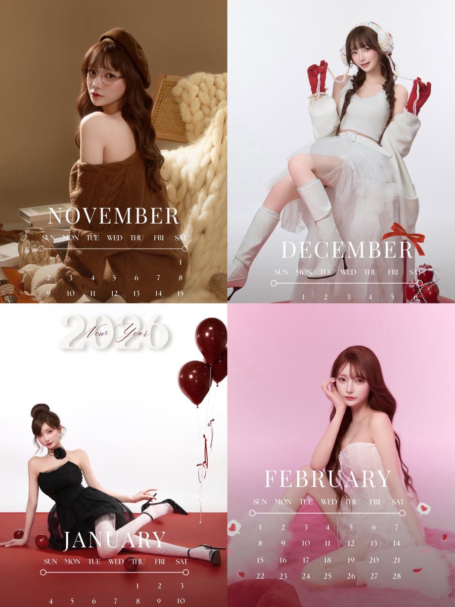 六本木爆美女まみちゃんの  
毎月のカレンダーまとめてみたら  

可愛いから綺麗までの振り幅すごすぎる… https://t.co/NxiKKzGAHA