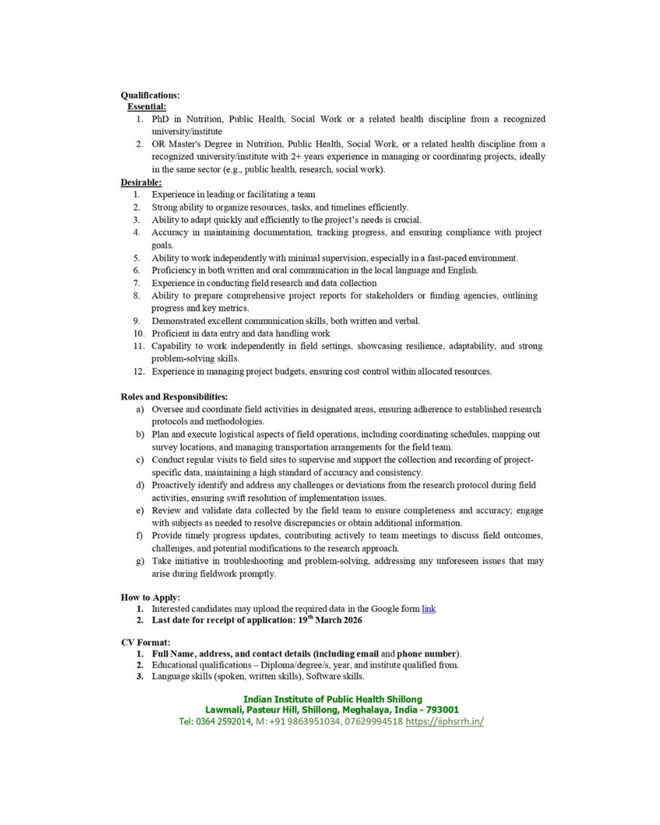 Indian Institute of Public Health Shillong tweet media