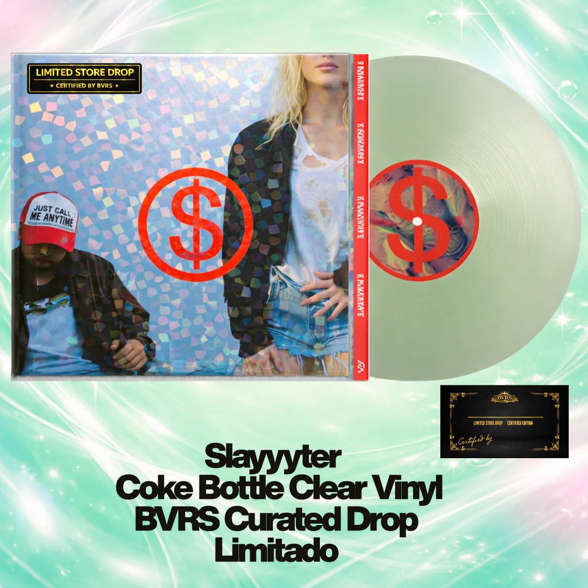 No todos los drops pasan desapercibidos. Este, desde luego, no.

Slayyyter – Coke Bottle Clear Vinyl
Ya disponible dentro de nuestro BVRS Curated Drop Limitado ✨
blackvinylrecordsspain.com/products/slayy…