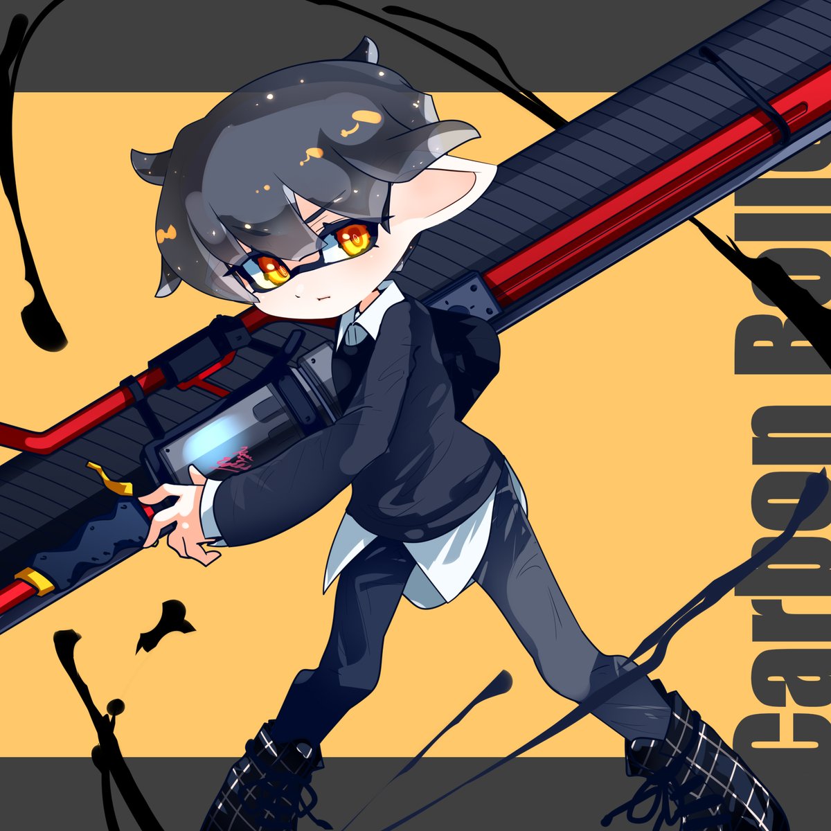 kiss_my_eyelidz's tweet photo. Carbon Roller UTH-O "Laughing and Bleeding"
#Splatoon3
#Respect4you https://t.co/kNhqNzAhdu