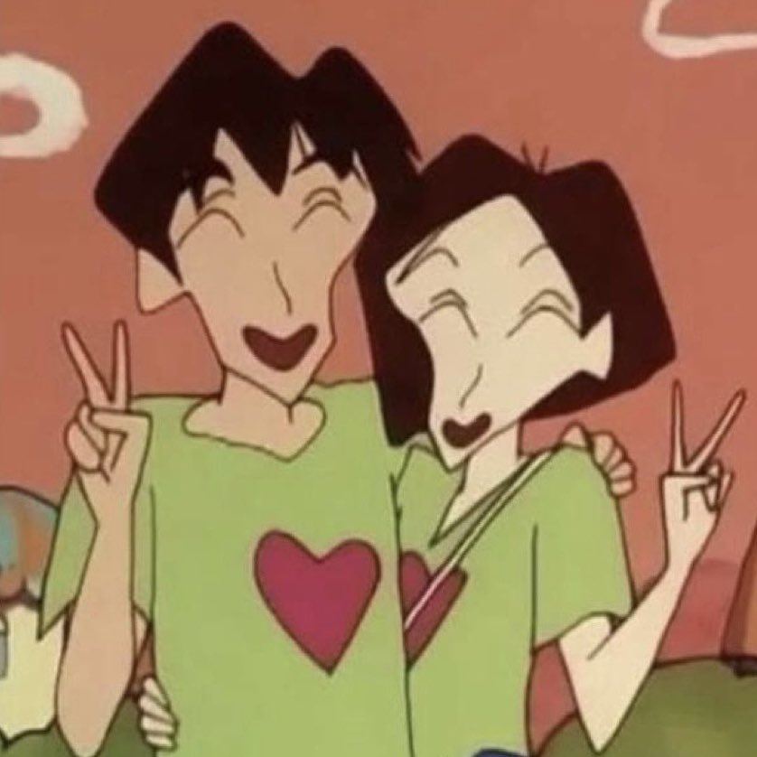 07hanpics's tweet image. yujin said that he was the couple in Crayon Shin-chan because of his cute clothes😭