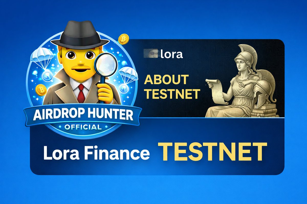 🧵 How to do Lora Finance Testnet

1️⃣ Claim Faucet
testnet.megaeth.com
• Get testnet ETH

2️⃣ Visit Website
testnet.lora.finance

3️⃣ Connect Wallet
• Use a new wallet

4️⃣ Request Faucet
• Click Faucet → Request

5️⃣ Complete Rewards Tasks
• Go to Rewards section

6️⃣