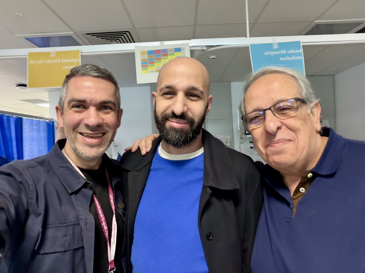 LeDyslexicMedic's tweet image. Finally got to see these legends together at the same time at work 🙌🏽👊🏽

Do you have a parent / offspring team within your department where both are working at the same level/band? 

These legends are Consultant Anaesthetists at @WWLNHS 

#fatherandson Team #fy #fyp #pov