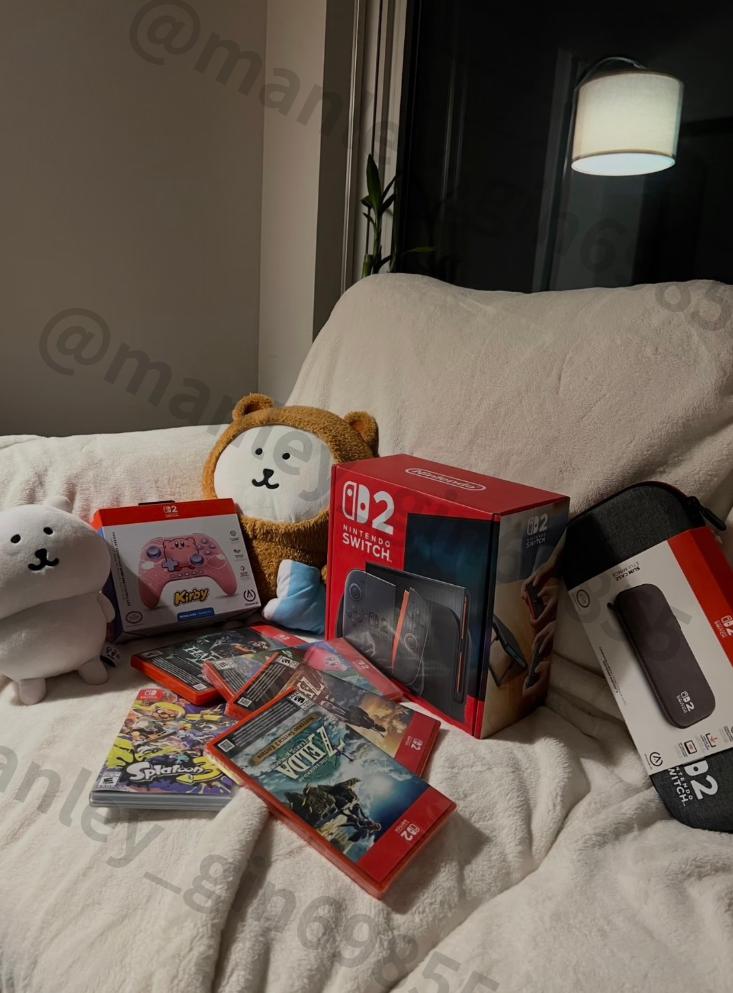 manley_gin69855's tweet photo. 🎁Switch2フルセットプレゼント🎁
本体＋付属品＋ソフトまとめて✨

引き続き、受け付けていますので...
何度も応募ボタン👇押してね！

締切は【明日まで】です⏰
応募方法：フォロー＋いいね♡ https://t.co/lW5Pq1pkba