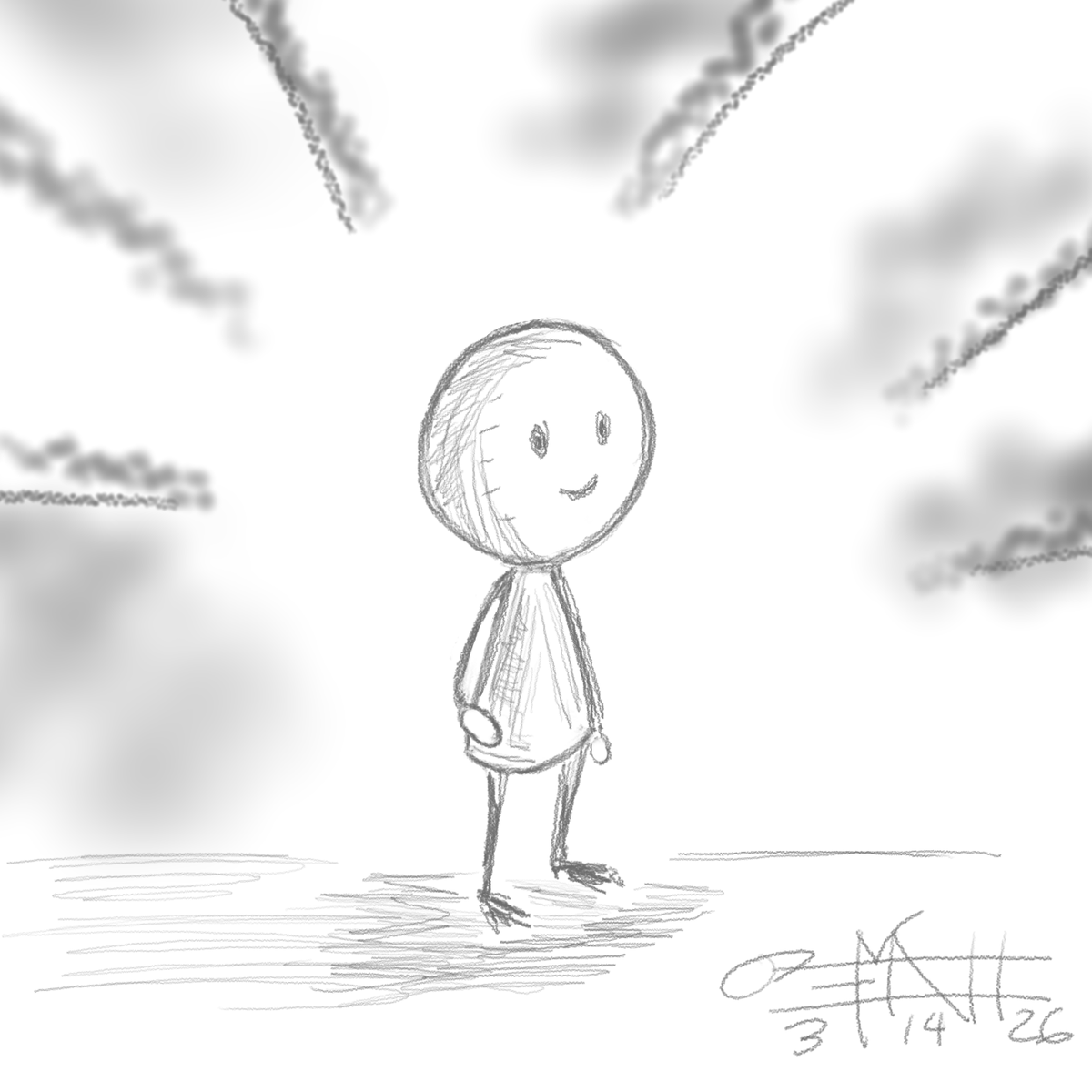 Mike_E_angelo's tweet image. I am learning how to #draw by spending time every day with a #reference render

🎨 #DailyArt Production #136
🖼 Theme(s): #character #smile
✨ Reference Source: #Midjourney generation
⏰ Time spent: Roughly 20 minutes
🎶 Listening to: youtube.com/watch?v=r6fO-K…
📝 Notes/thoughts:
