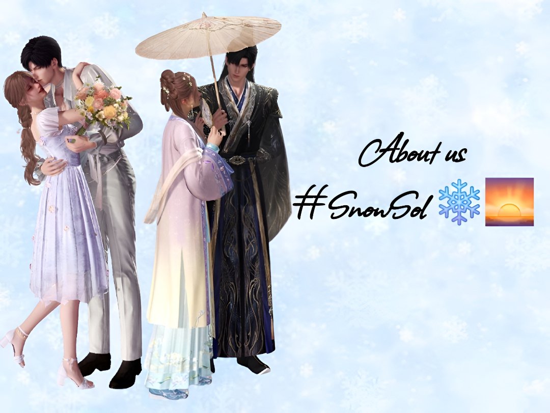 tictactoeeu's tweet photo. Meet us #SnowSol❄️🌅
((This thread contains headcanons of my MC with Zayne. I’m posting it to celebrate White Day hehe)) https://t.co/zZcfo4nynV