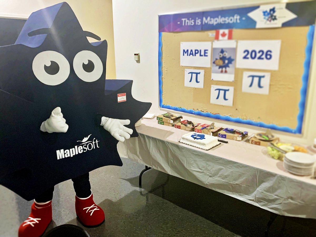 Maplesoft tweet media