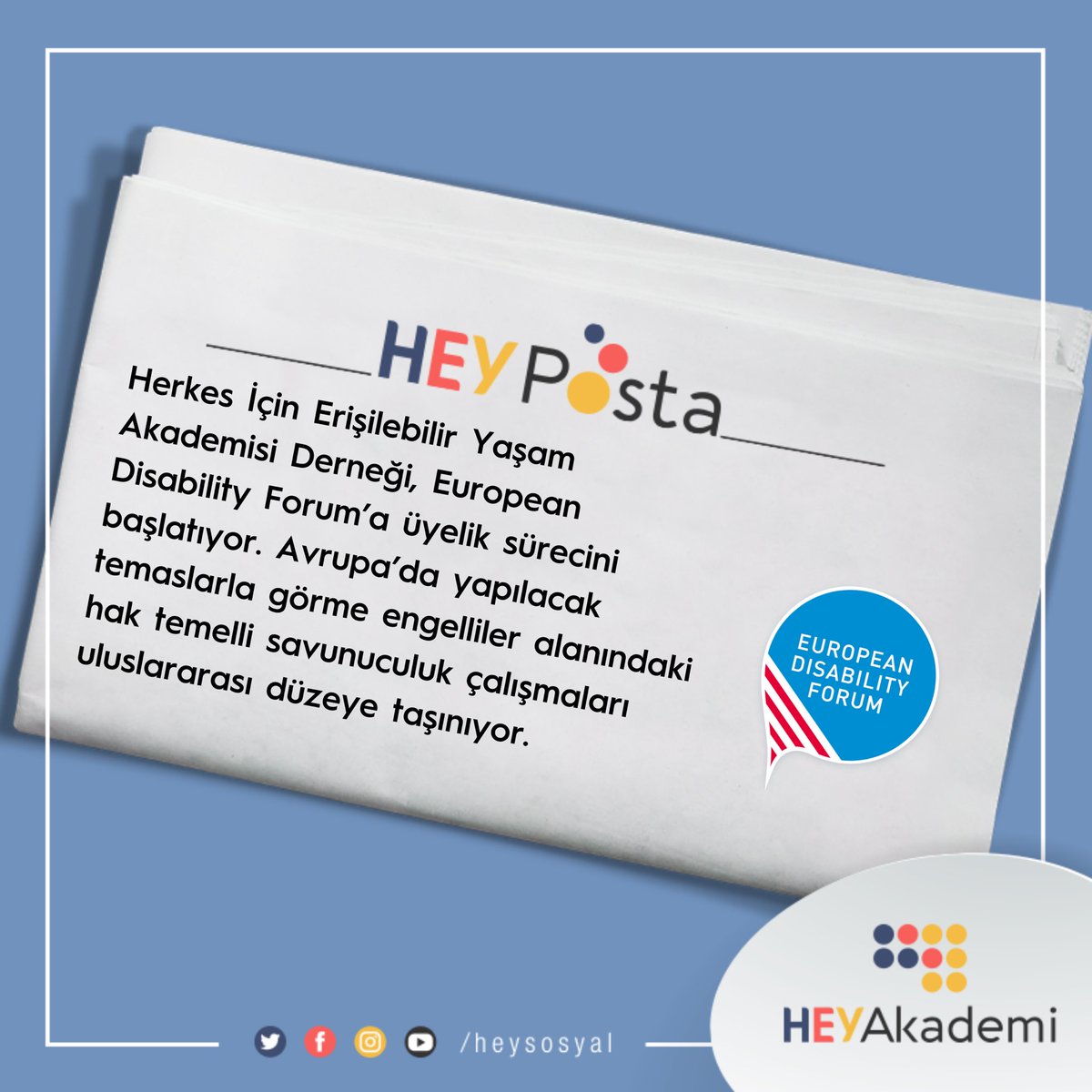 HEY Akademi, Görme Engellilerin Hak Temelli Savunuculuğunu Uluslararası Alana Taşımayı Amaçlayan Önemli bir Çalışmayı Hayata...

⬇️

heyakademi.org.tr/2026/03/14/hey…