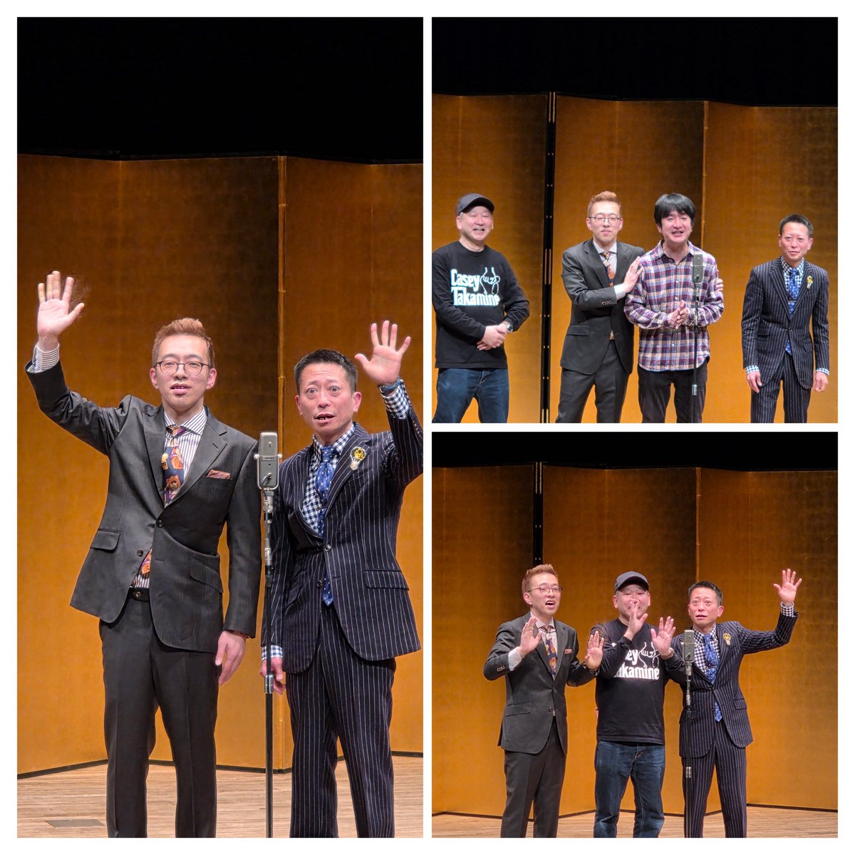 ロケット団定例集会、其の120。今回は、倉本さんの体を張った芸が大盛り！お疲れさまでした！笑いすぎてほっぺがいた～い。テレビでやれない、ここにもかけないネタが満載なのはお約束(笑)　次回は6/11木曜日です。楽しみ〰️✨　#ロケット団　#ロケット団定例集会