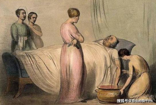 TheNthReality's tweet photo. Washington had acute throat inflammation + ~2.5 liters of bloodletting, died from asphyxiation + hypovolemic shock. Modern consensus: bloodletting was harmful, no benefit. But he requested it himself back then!  If someone today offered to let out a few hundred ml of your “toxic blood” for “detox”, would you dare? Or do you only dare to roast historical Western medicine, but stay silent on today’s “masters”? Be honest below
 #WashingtonsDeath #BloodlettingDebate