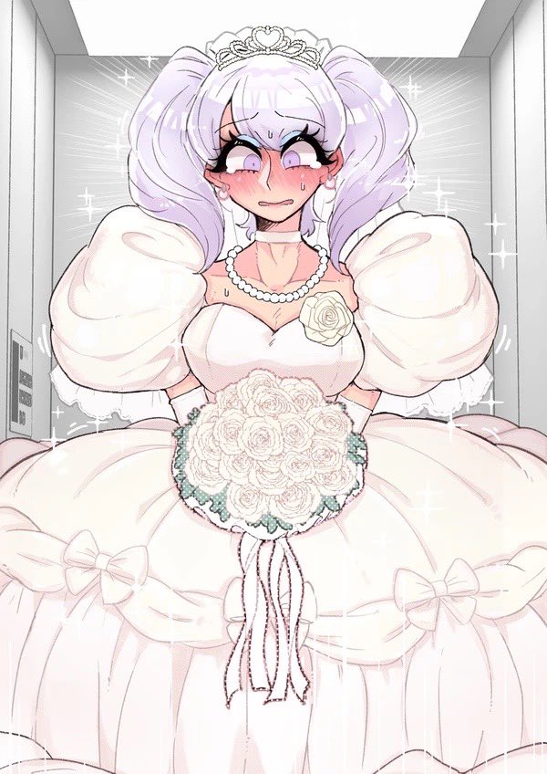 ついに来るのか?
プリンセスライン&クソデカパフスリーブのウェディングドレスのブームが? 