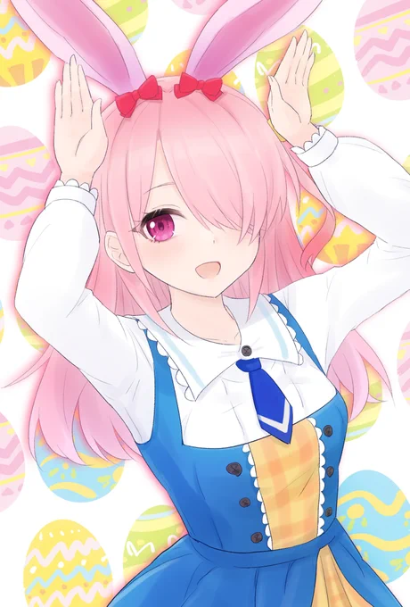 3月はイースターのうさぎさんです。かわいい。 江波キョウカちゃんの雑談配信を聞きながら。 おでんでご飯は食べます。 #江波キョウカch登録者2万人計画 #えばぴくちゃ #ぴよきょうか