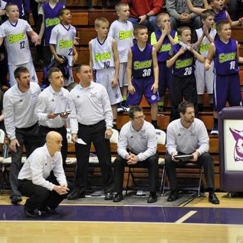 TheDZoneBBall's tweet image. Rockford Head Coach Kyle Clough and Freeland Head Coach John Fattal both graduated from Corunna HS.

John's dad was Kyle's high school coach (made semis in 2003).

Kyle coached John (starting PG) at Corunna as head coach. 

Kyle and John also coached together twice:

In Seymour,