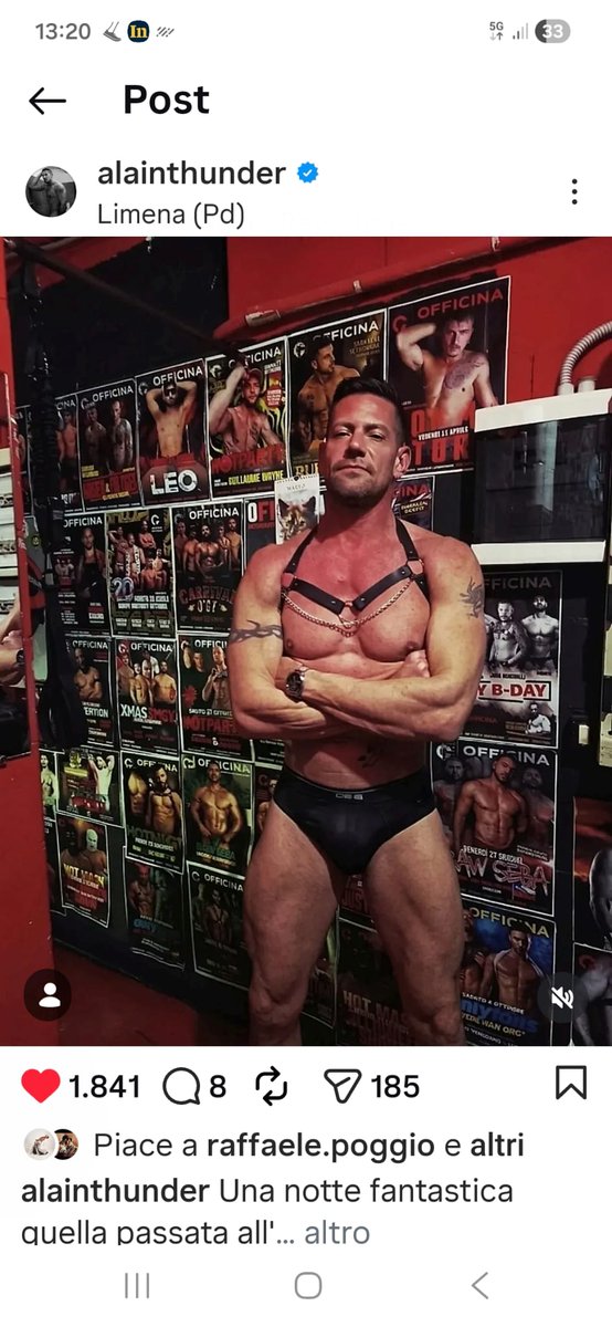Una serata calda quella all' <a href="/OfficinaClub/">Officina Club</a> di ieri 🔥
Vi aspetto in Italia nei locali e a Torino nel mio studio massaggi per regalarvi emozioni 🔥
#sex #men #hard #gaybeard