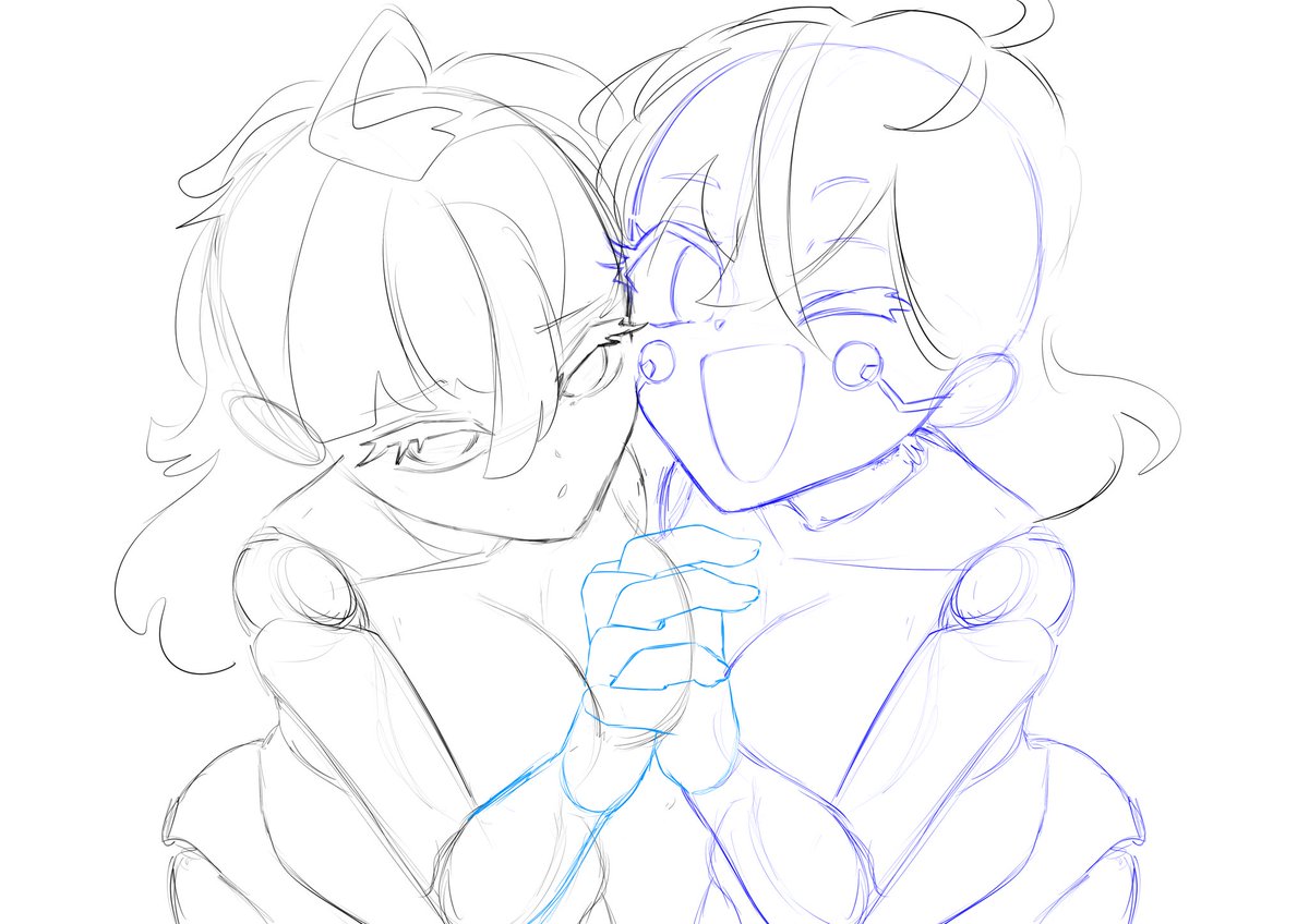 下書き中〜
#イラスト
#今月描いた絵を晒そう
#女の子イラスト