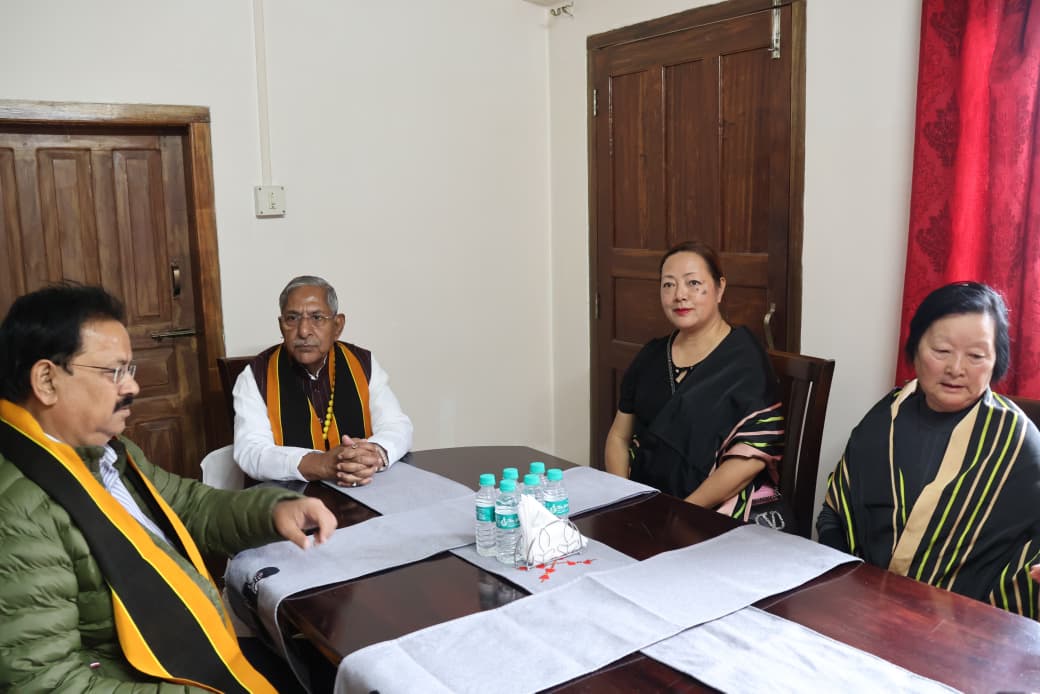 k_salhoutuonuo's tweet photo. Honoured to extend a warm welcome to our Hon'ble Governor Shri Nand Kishore Yadav ji &amp; his family to the historic village of Khonoma. His visit is a moment of pride for the community &amp; an opportunity to showcase the village’s legacy of conservation, culture &amp; unity. https://t.co/DwJUKkR6WA