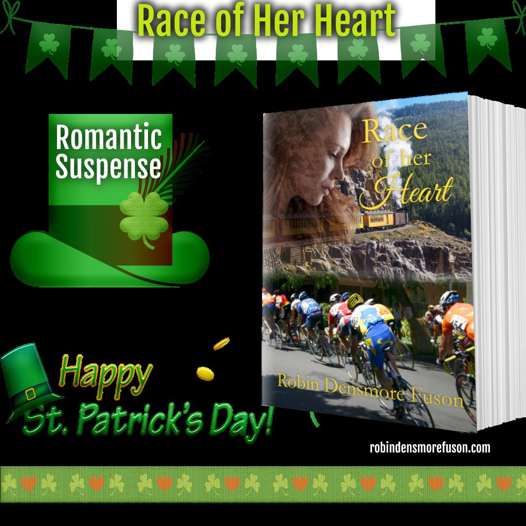 RobinLFuson's tweet image. Catch a race this St. PATRICK'S DAY with RACE OF HER HEART #stpatricksday #romanticsuspense amazon.com/dp/1947523899/…