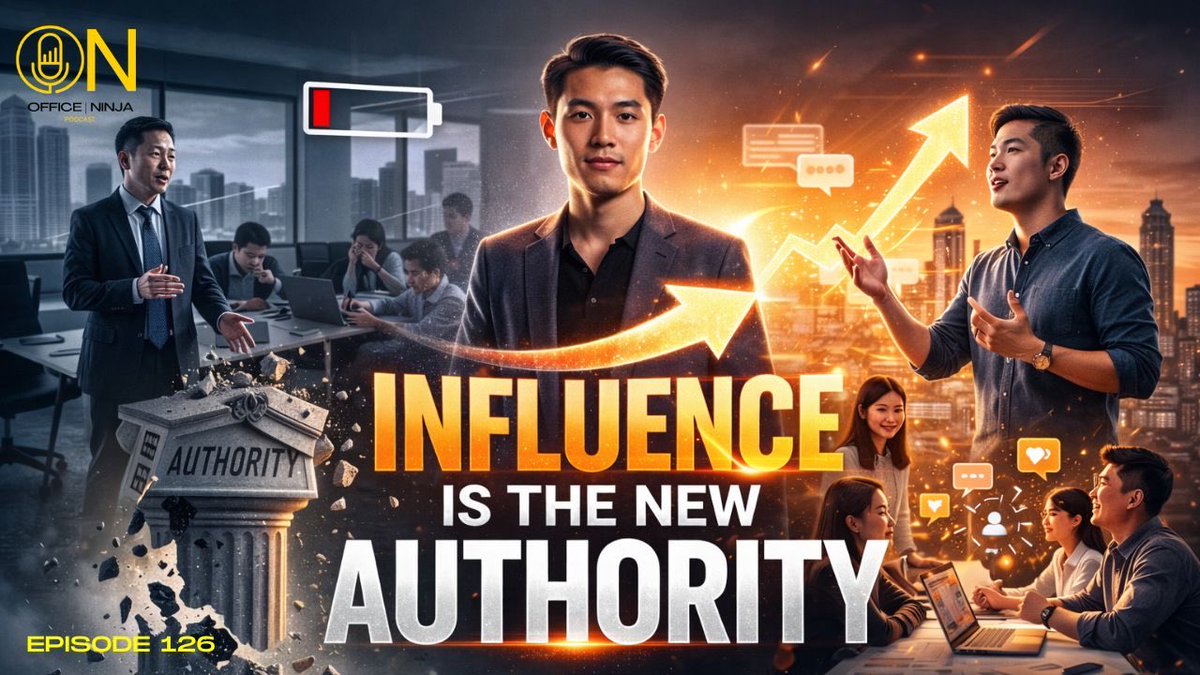 vonn_david's tweet photo. Your title doesn’t guarantee influence anymore.  Your habits do.  🎙🔥 If you lead… or want to… this episode is your playbook. Link: https://t.co/776IGZVen5
 #OfficeNinjaPodcast #ModernLeadership #GenZWorkforce #HRLeaders #CareerGrowth https://t.co/6D6HvExxfq
