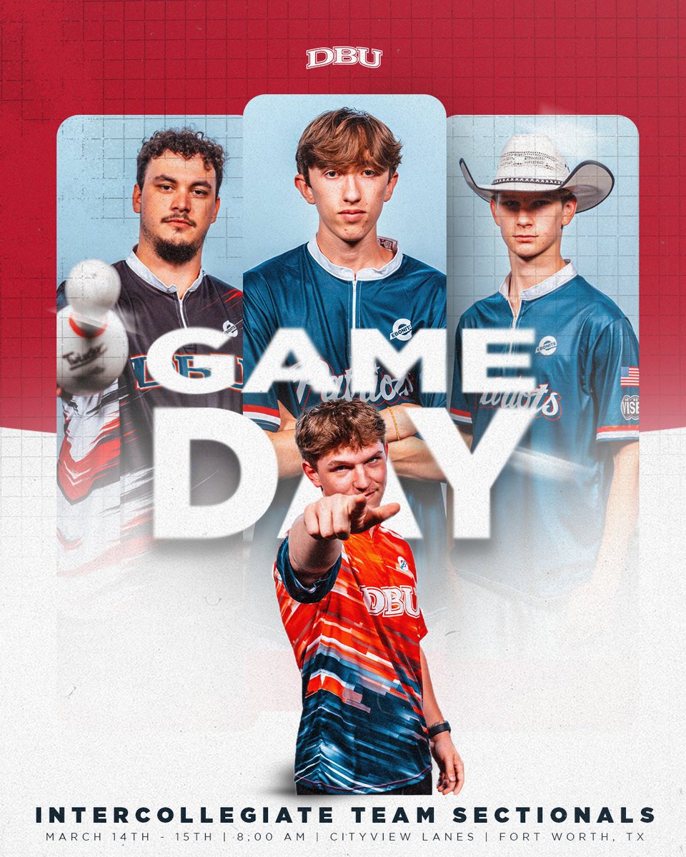🎳 Intercollegiate Team Sectionals 
📍 Cityview Lanes - Fort Worth, TX
📺 DBU Bowling YouTube Channel &amp; BowlTV

#UnapologeticallyUs #Champions4Christ #AudienceOfOne ✝️