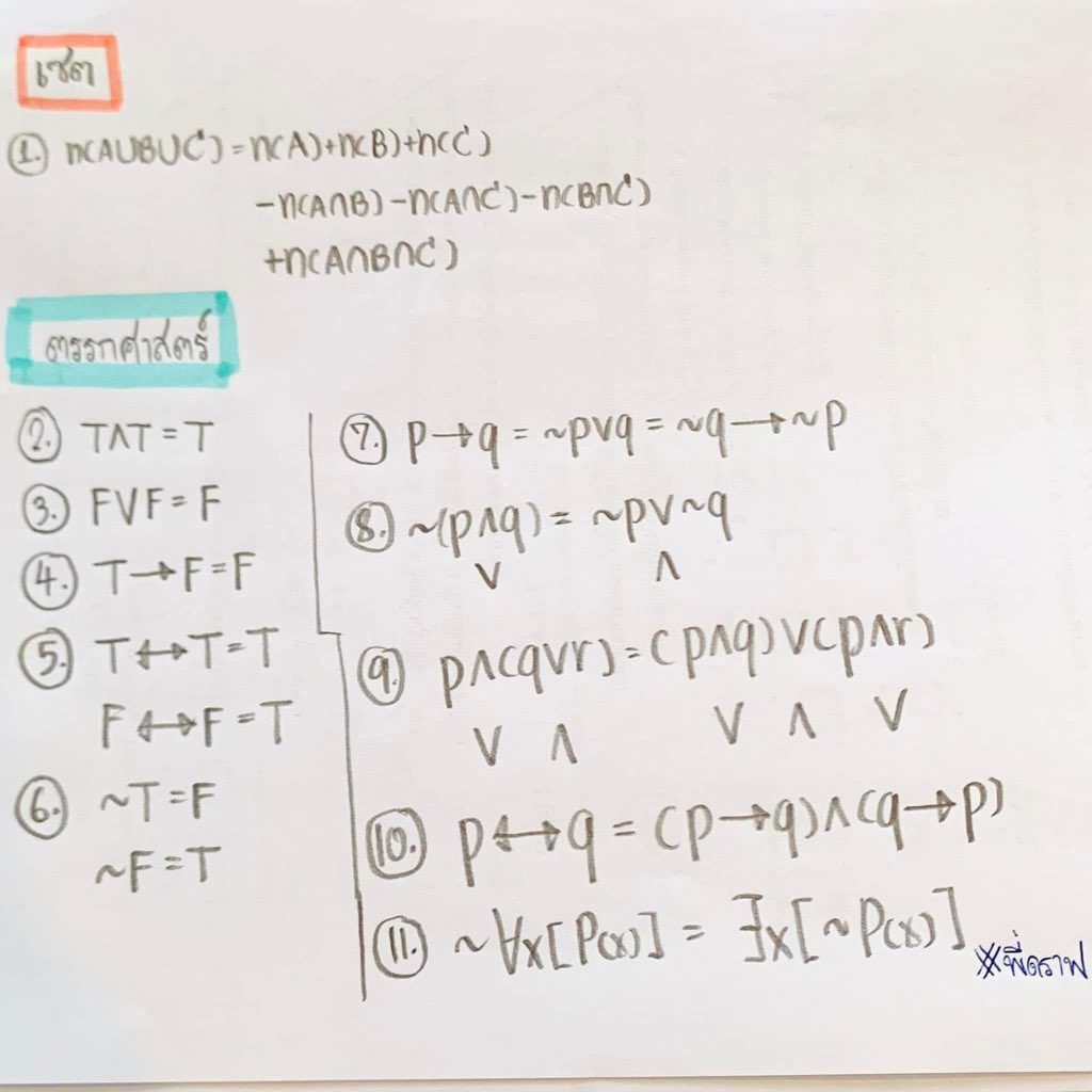 สอบติดพิชิตคณิตศาสตร์ tweet media