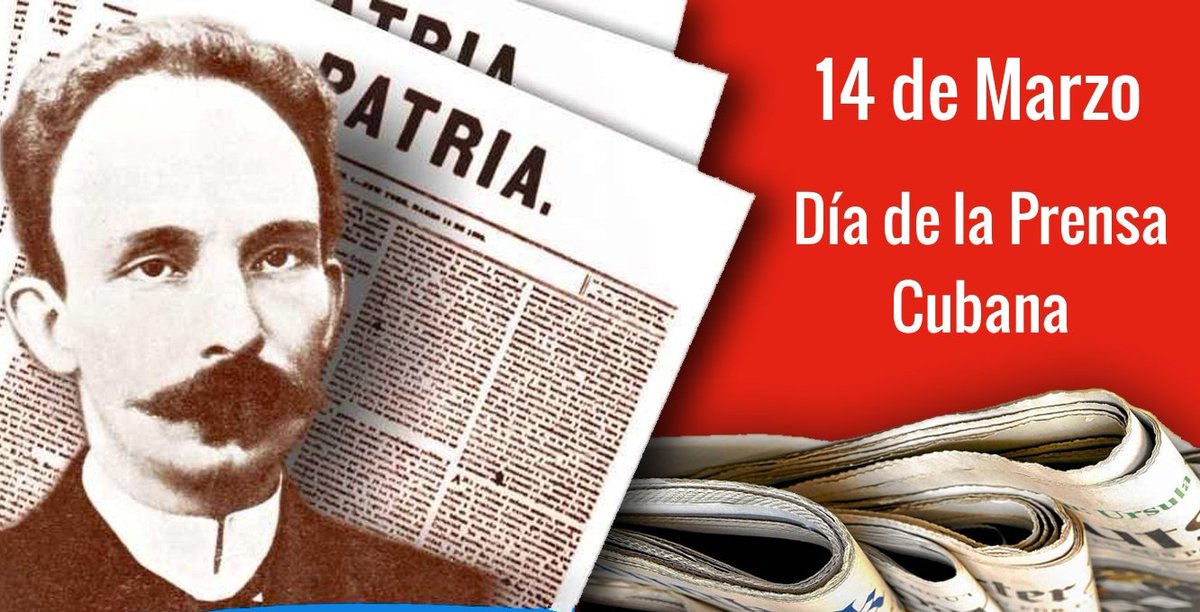 ✒️Hoy 14 de marzo es el Día a de la Prensa Cubana. 🇨🇺 
✒️Felicidades a todos los profesionales de la prensa en #Cuba