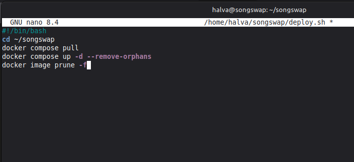 viebu2's tweet photo. feeling romantic today so im removing all orphans from my docker compose 😋 https://t.co/2F4x444ulg