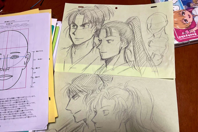 長女の課題に落書きするお母さん(了承済み←それはそう) 