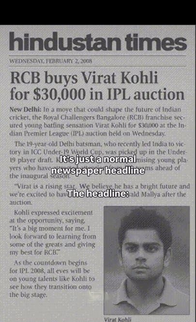 "It's just a normal newspaper headline"
The headline: