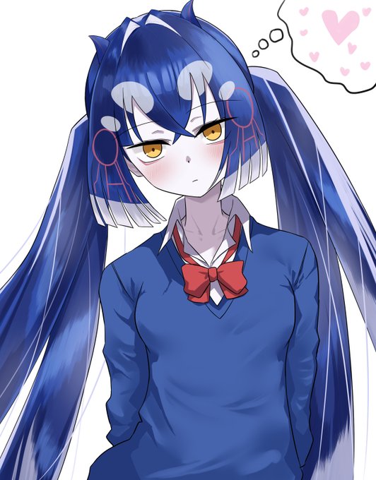 ガチ好き過ぎて描いちゃったカイオーガたそ #ポケ擬 #ギャルポケ