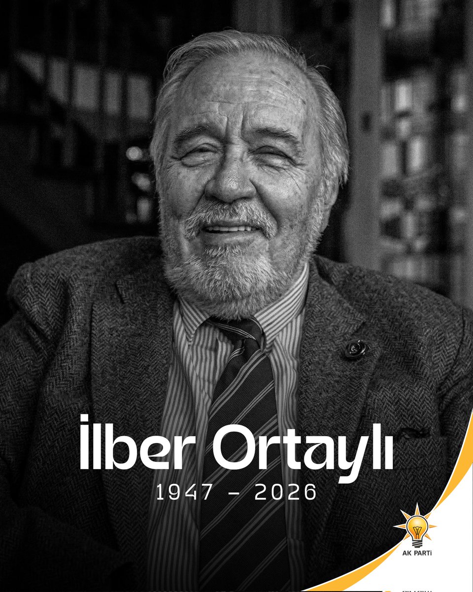 Tarihçi ve Akademisyen Prof. Dr. #İlberORTAYLI' ya Allah’tan Rahmet; Ailesine, Yakınlarına ve Tüm Sevenlerine Başsağlığı Diliyorum.

Osman TOPUZ 
AK Parti Payas İlçe Başkanı 

#akparti #rte #reis #rterdogan