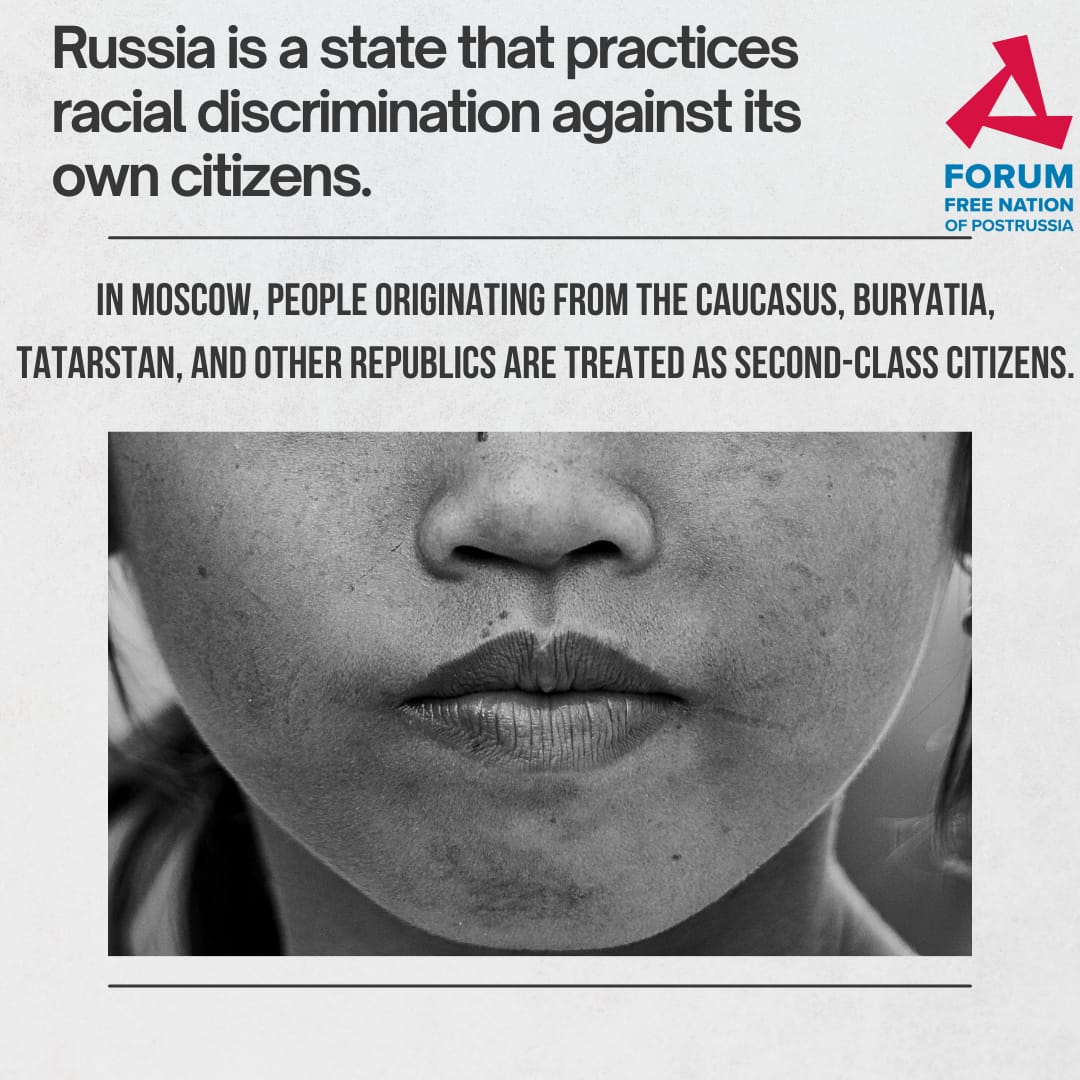 freenationsrf's tweet image. Racism, assimilation, corruption, Russification, colonial extractivism, repression, linguocides, deportations, etc. – imperialist #Moscovia, the terrorist state known as "Russian Federation," is perhaps the most schizophrenic country in the world today: on the one hand, it